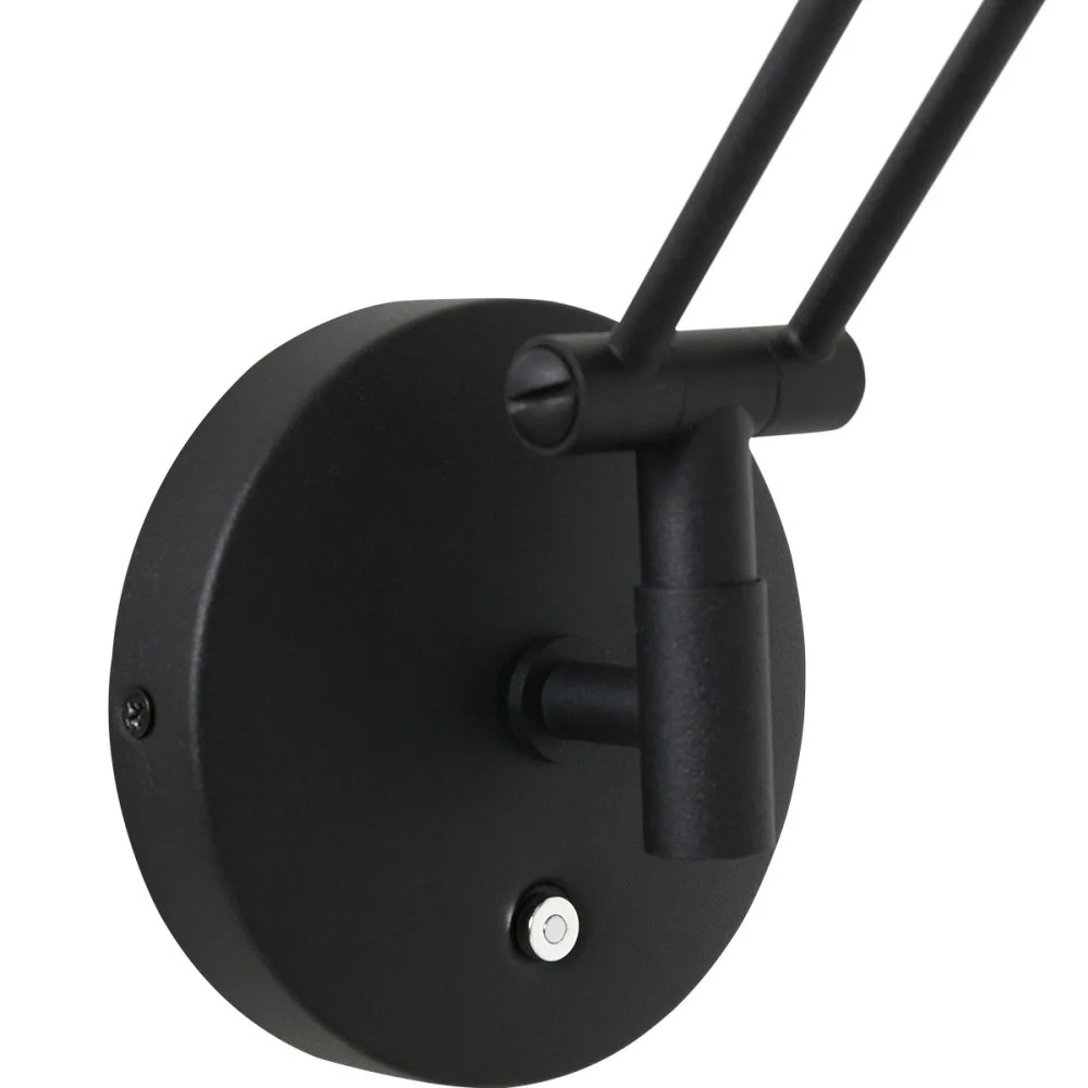 Steinhauer wandlamp 2110zw - 1 lichts - 12x 35 cm - zwart