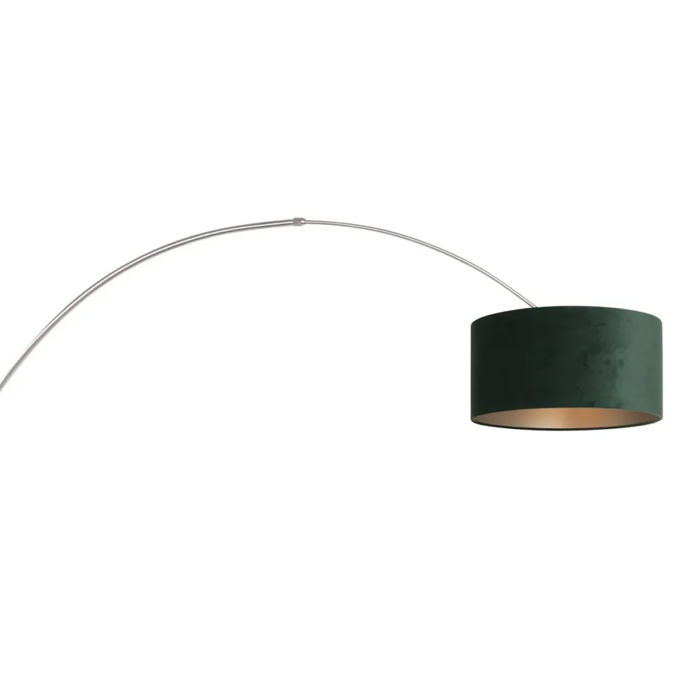 Steinhauer wandlamp Sparkled - 1 lichts - 175x 145 cm - mat chroom groen