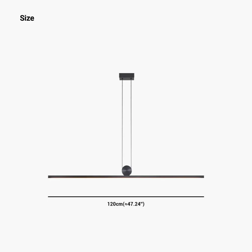 Strakke Lineaire Hanglamp Modern