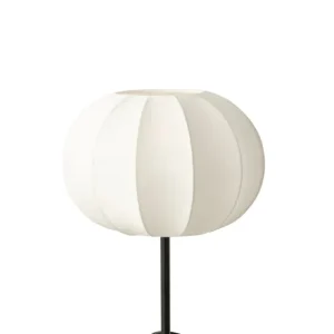 Table Lamp Lantern Metal/Textile White Small