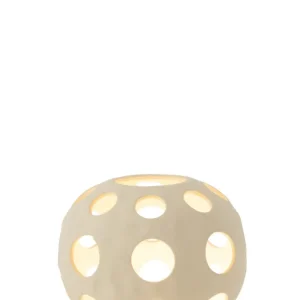 Tafellamp Globe Steengoed Beige