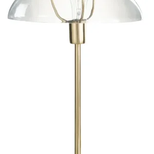 Tafellamp Jeff Metaal/Glas Transparant/Goud
