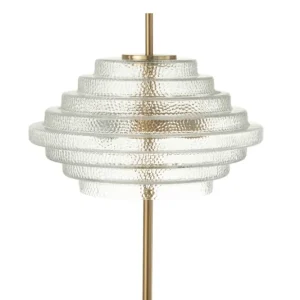 Tafellamp LED Goud Metaal/Glas Transparant