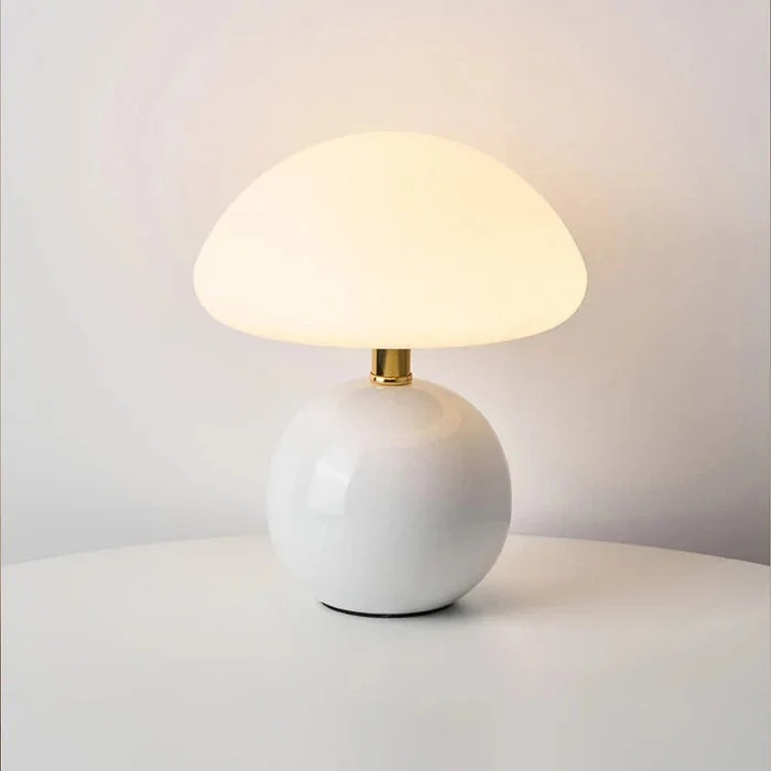 Tafellamp Paddenstoelvorm met Bauhaus Design LED
