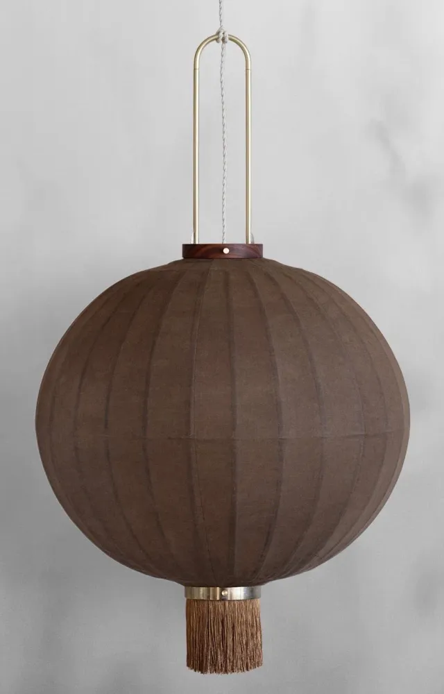 Plant Dyed Lantern Bruin XL Taiwan Lantern