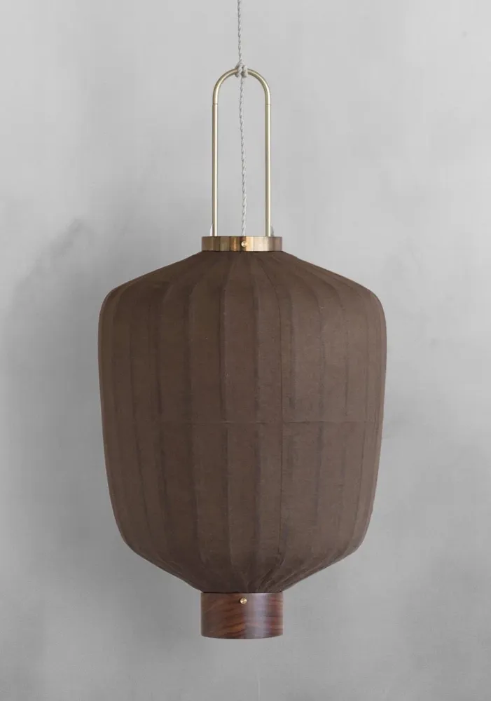 Plant Dyed Lantern Bruin XL Taiwan Lantern