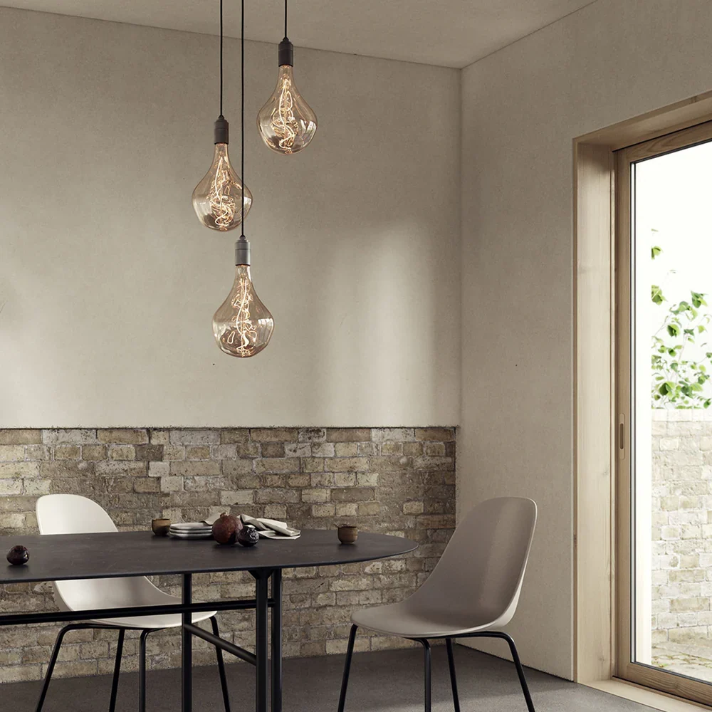 TALA Triple Graphite Pendant + white canopy -50%