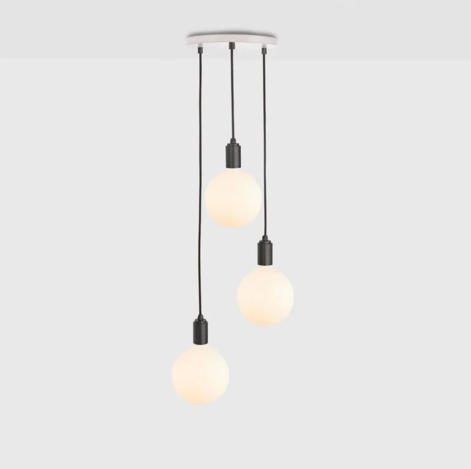 TALA Triple Graphite Pendant + white canopy -50%
