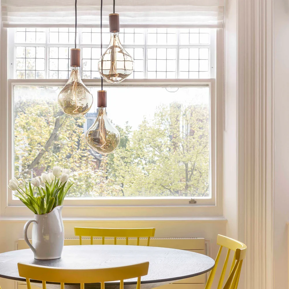 TALA Triple Walnut Pendant + white canopy -50%