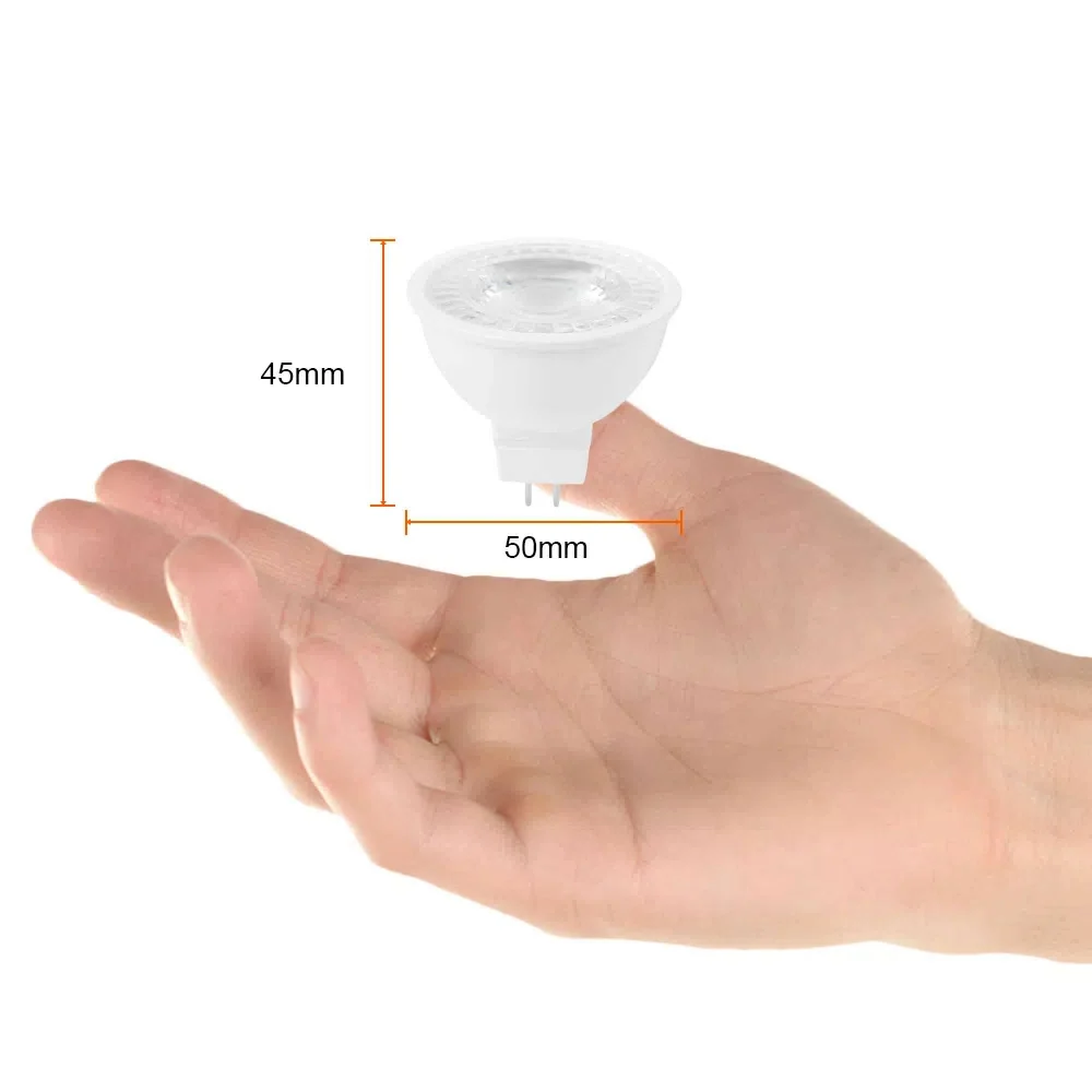 FOCO MR16 LED 6 W LUZ CALIDA BRILLANTE BASE GX5.3 NO ATENUABLE TECNOLITE