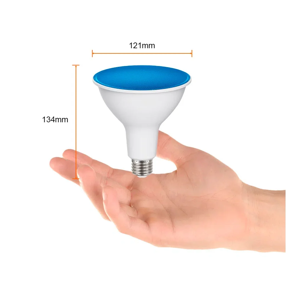 FOCO PAR38 LED 13.5 W LUZ AZUL BASE E27 NO ATENUABLE TECNOLITE