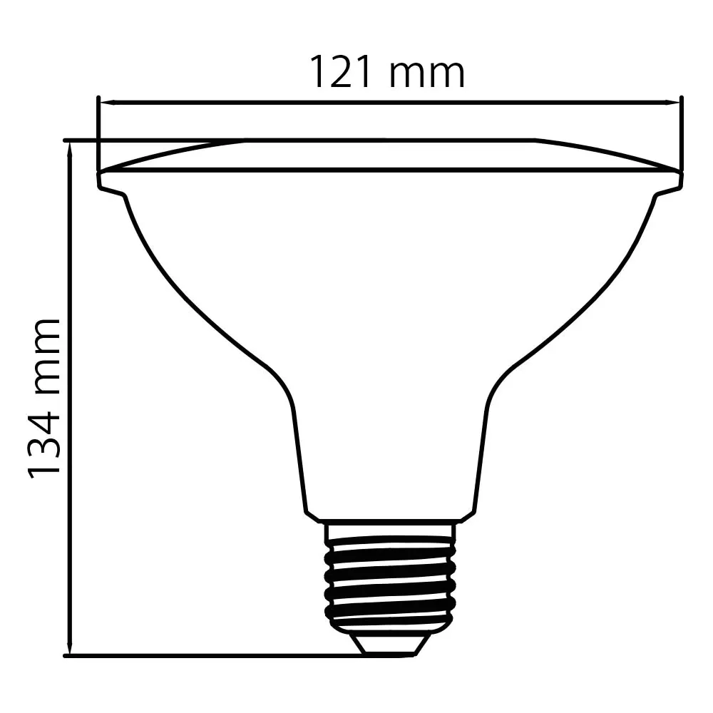 FOCO PAR38 LED 13.5 W LUZ AZUL BASE E27 NO ATENUABLE TECNOLITE