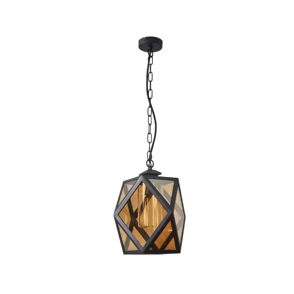 LAMPARA COLGANTE DE CRISTAL 48 CM DE ALTURA POTENCIA MAX. 60 W 1 BASE E27 IP54 IK05 NO INCLUYE FOCO TECNOLITE