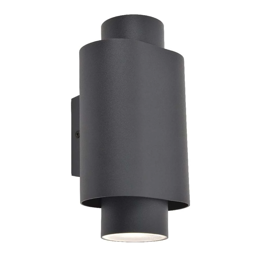 LAMPARA DE PARED ARBOTANTE EXTERIOR POTENCIA MAX. 12 W 2 BASES GU10 DIRIGIBLES IP44 NO INCLUYE FOCOS TECNOLITE
