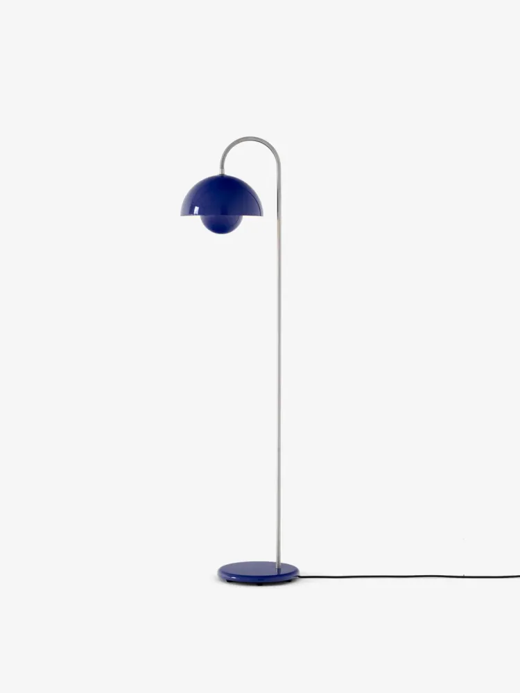 &Tradition Flowerpot Floor Lamp VP12 Cobalt