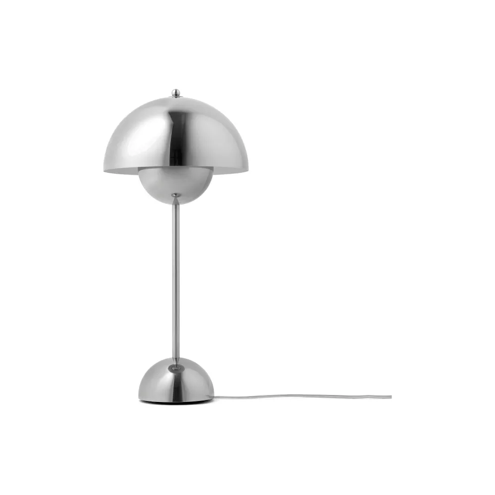 &Tradition Flowerpot VP3 tafellamp Polished Stainless Steel