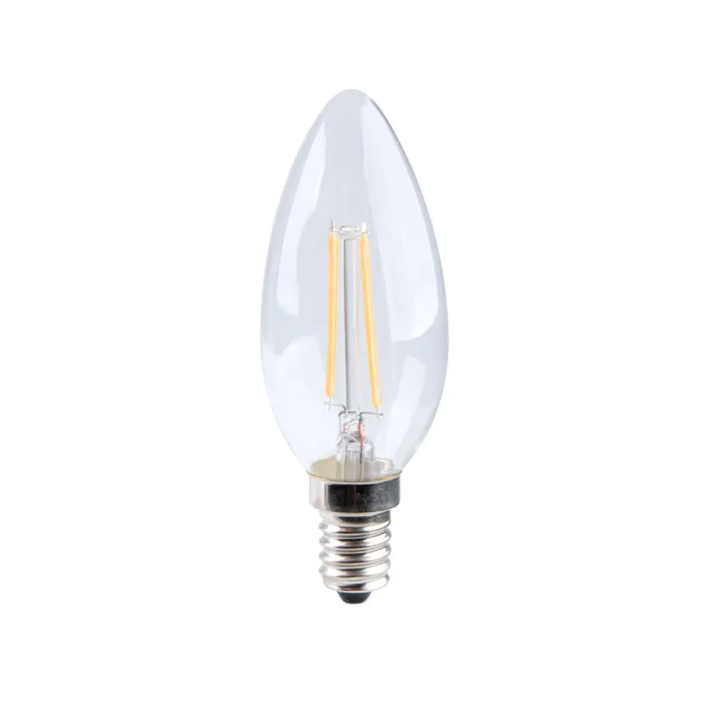 Transparante LED Lichtbron Oliva 6W 806Lm E14 2700K