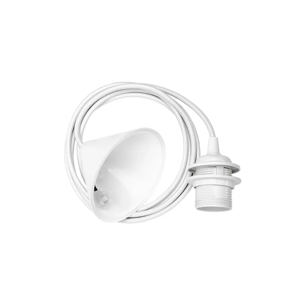 Umage Eos Large hanglamp light brown - met koordset wit - Ø 65 cm