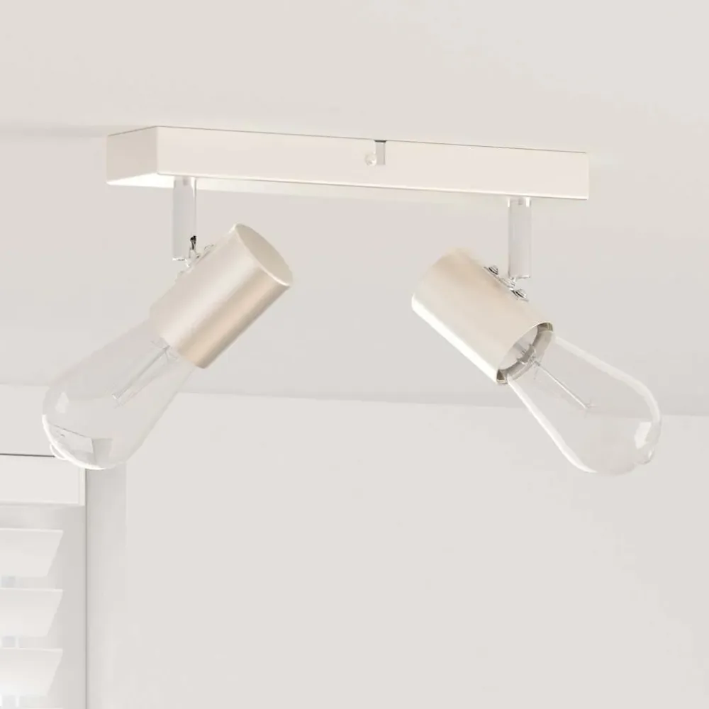 Plafondspot met schijnwerpers Nikkel 26 x 6,5 x 11,5 cm Metaal vidaXL