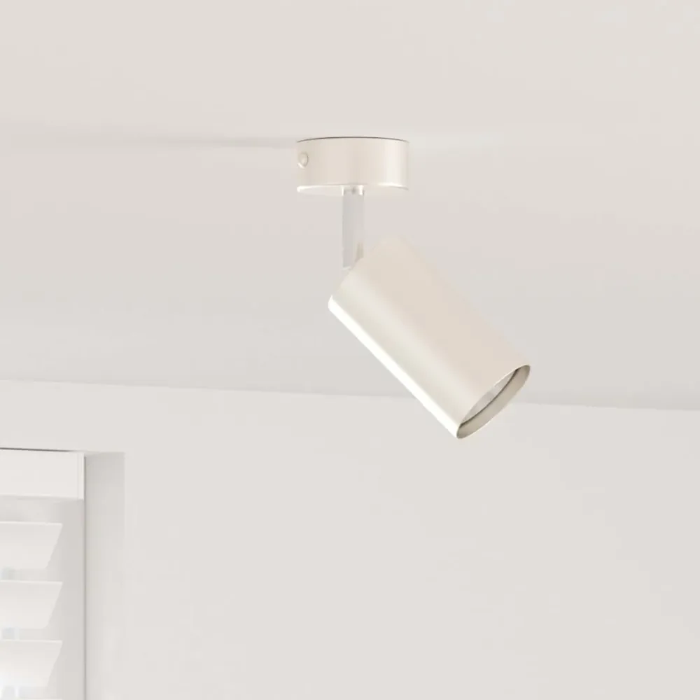 Plafondspot met schijnwerpers Nikkel 6 x 6 x 16 cm Metaal vidaXL