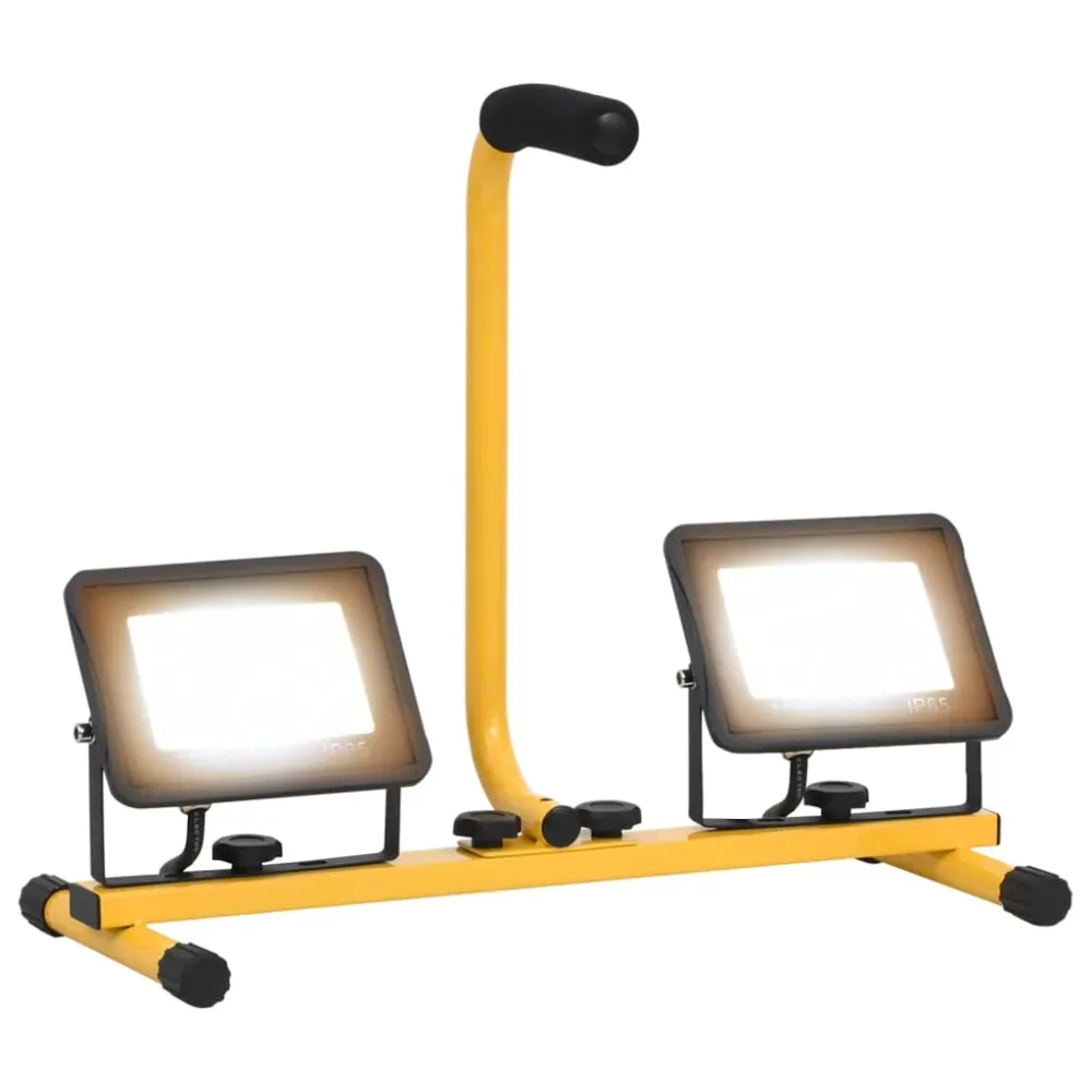Spotlight met handvat LED 2x30 W warmwit vidaXL