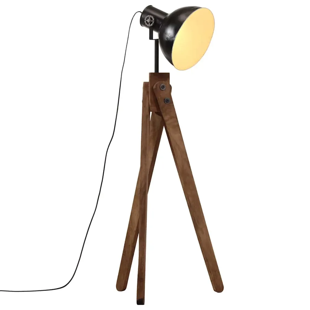 Vloerlamp 25 W E27 45x45x120 cm zwart vidaXL