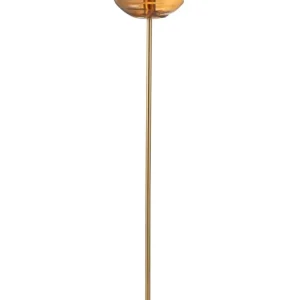 Vloerlamp Honingraatglas Bruin