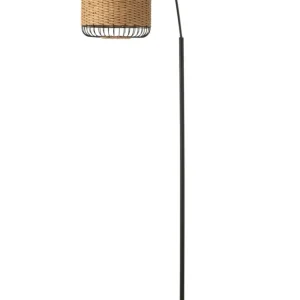 Vloerlamp lantaarn metaal natuurlijk