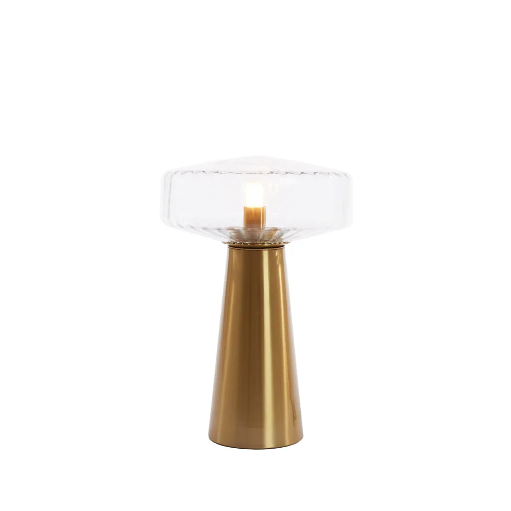vtwonen tafellamp Pleat - helder - Ø30cm