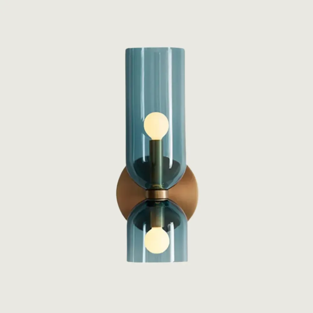 Wandlamp Glas Modern met Elegante Afwerking en Sfeervolle Verlichting