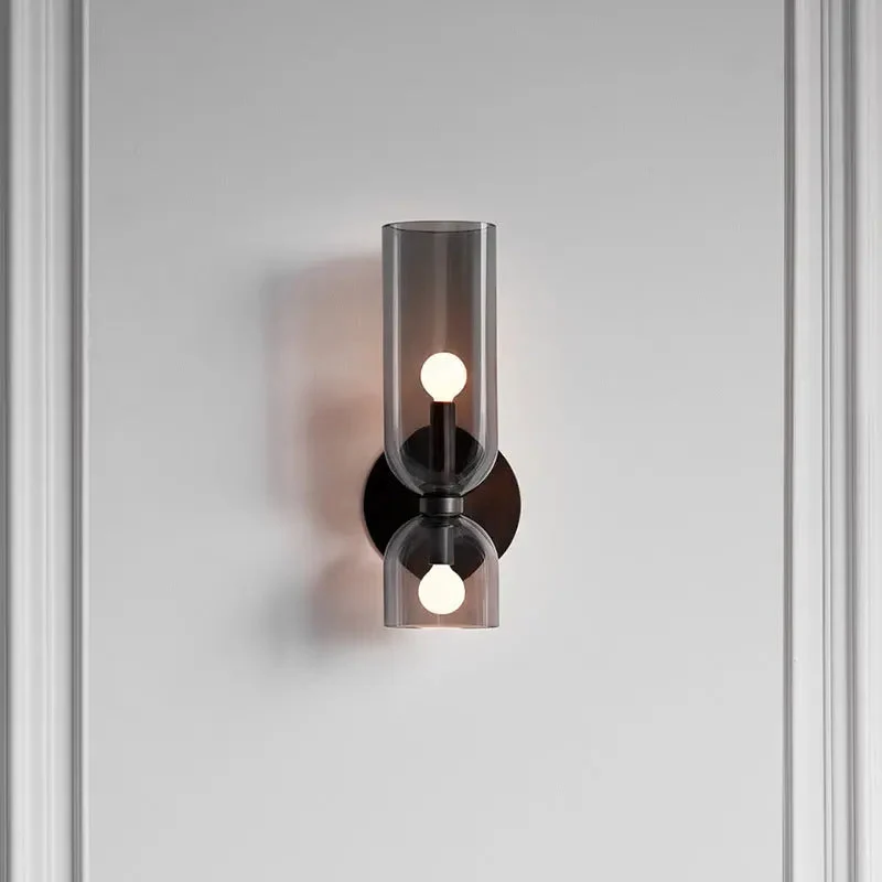 Wandlamp Glas Modern met Elegante Afwerking en Sfeervolle Verlichting