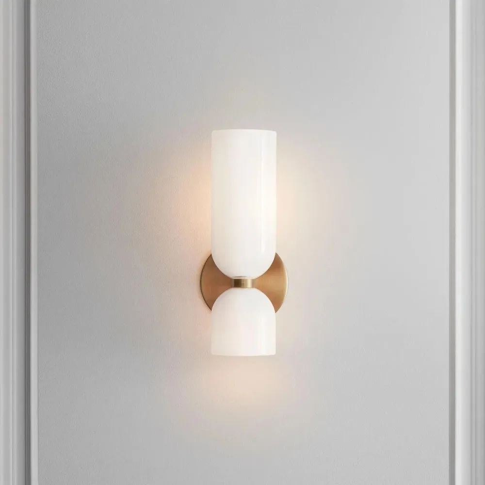Wandlamp Glas Modern met Elegante Afwerking en Sfeervolle Verlichting