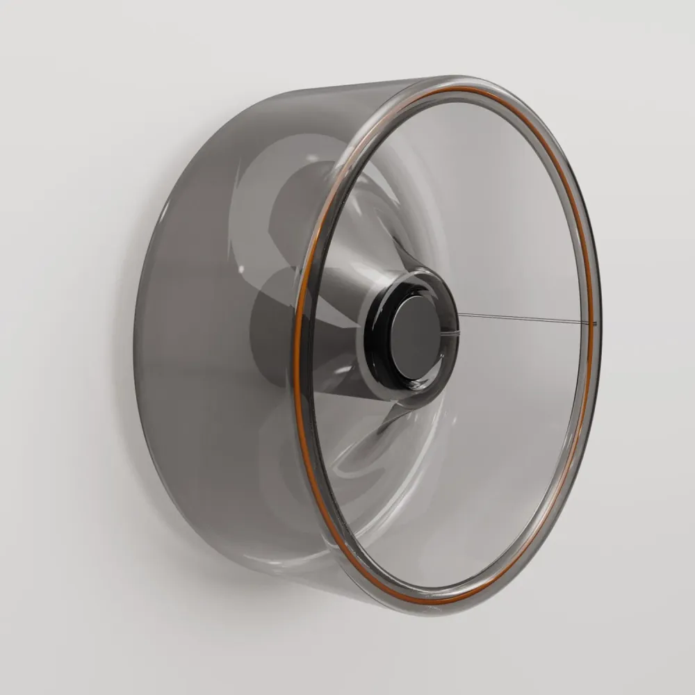 Wandlamp met lichtbron Ghost smoky - Wit