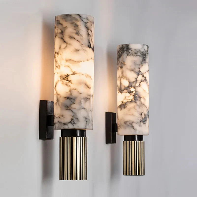 Wandlamp Modern Marmer met Warm Diffuus Licht voor Woonkamer en Slaapkamer