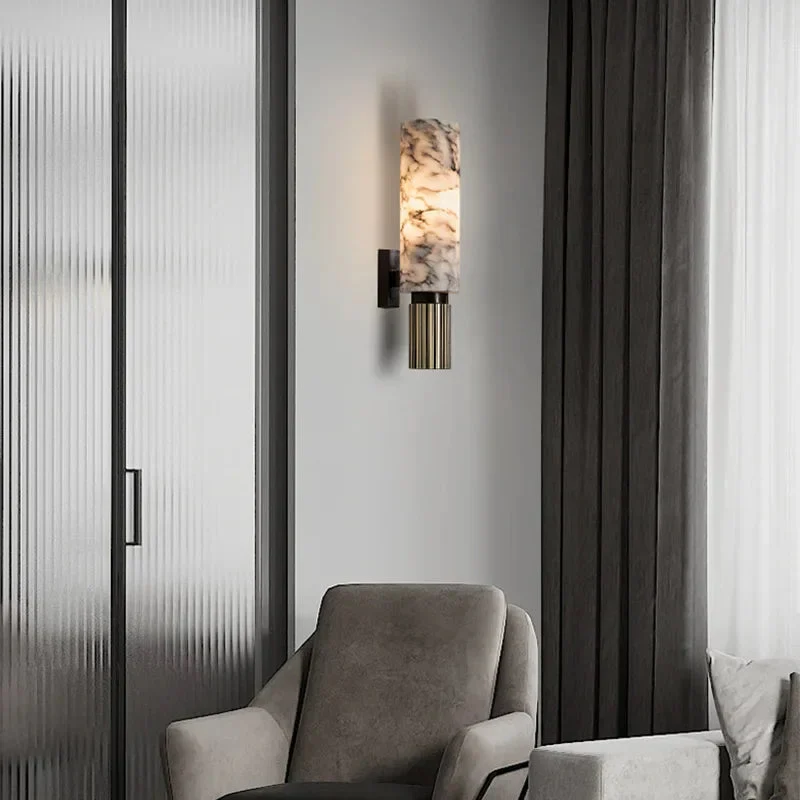 Wandlamp Modern Marmer met Warm Diffuus Licht voor Woonkamer en Slaapkamer