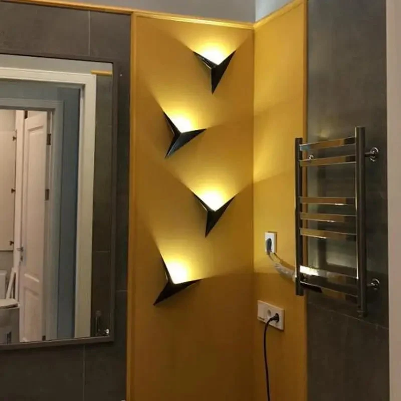 Wandlamp Vogelvorm met LED Verlichting voor Warme Sfeer