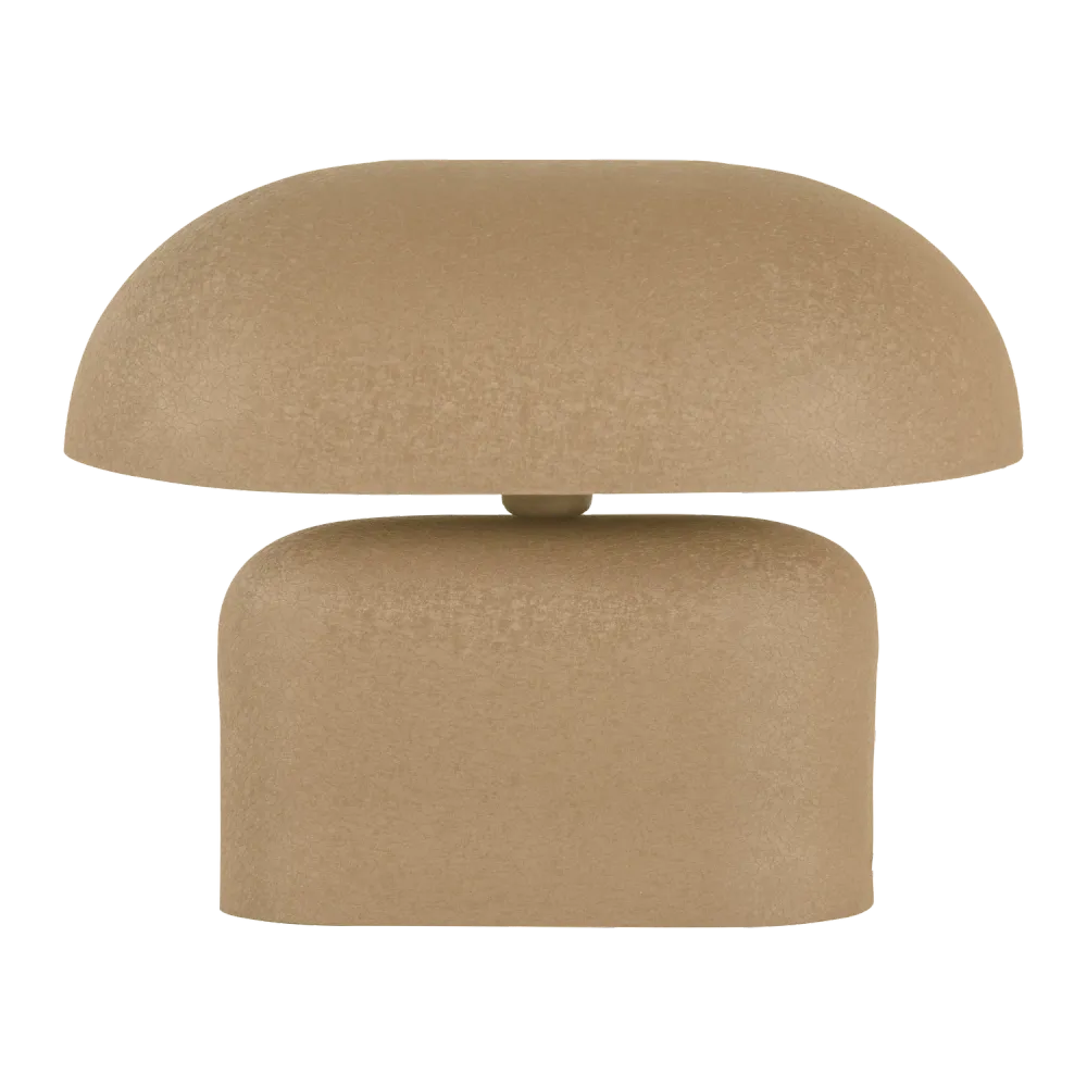 WOOOD tafellamp 26x37x37 cm Tilo - Metaal - Beige - 26x37x37