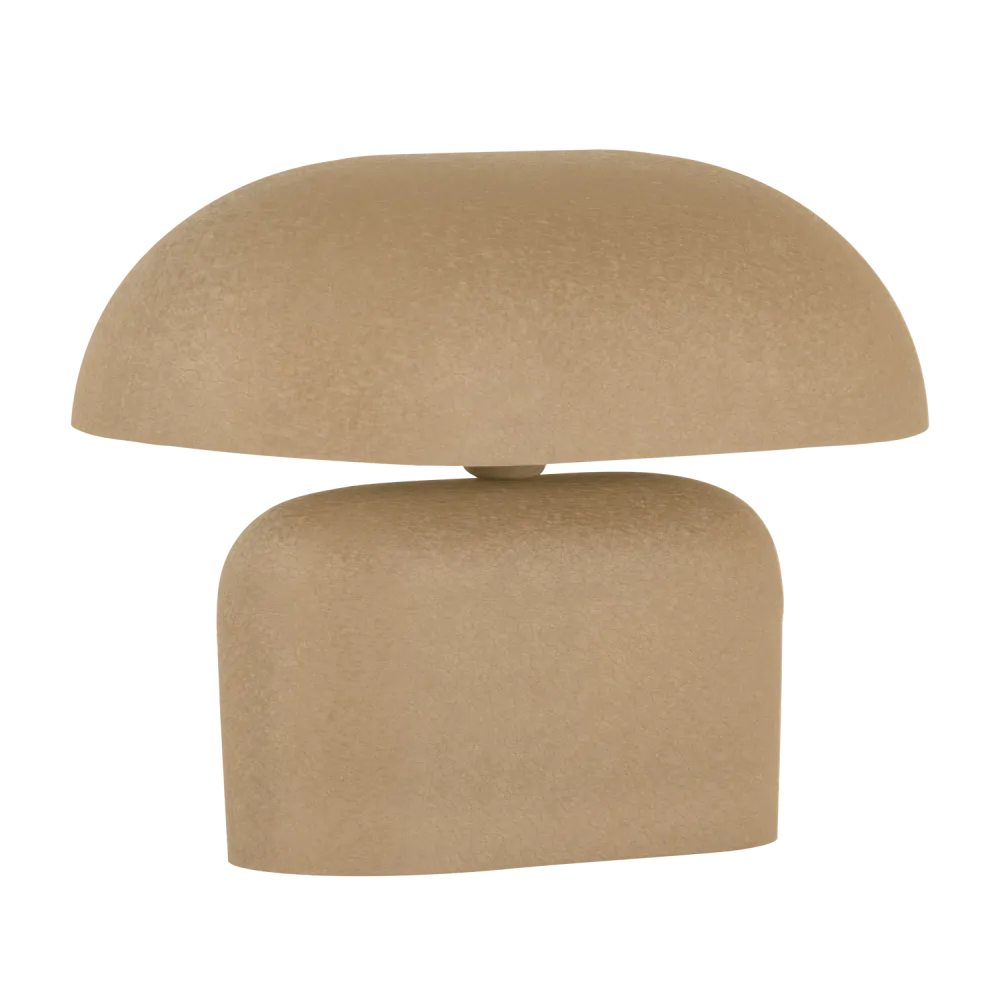 WOOOD tafellamp 26x37x37 cm Tilo - Metaal - Beige - 26x37x37