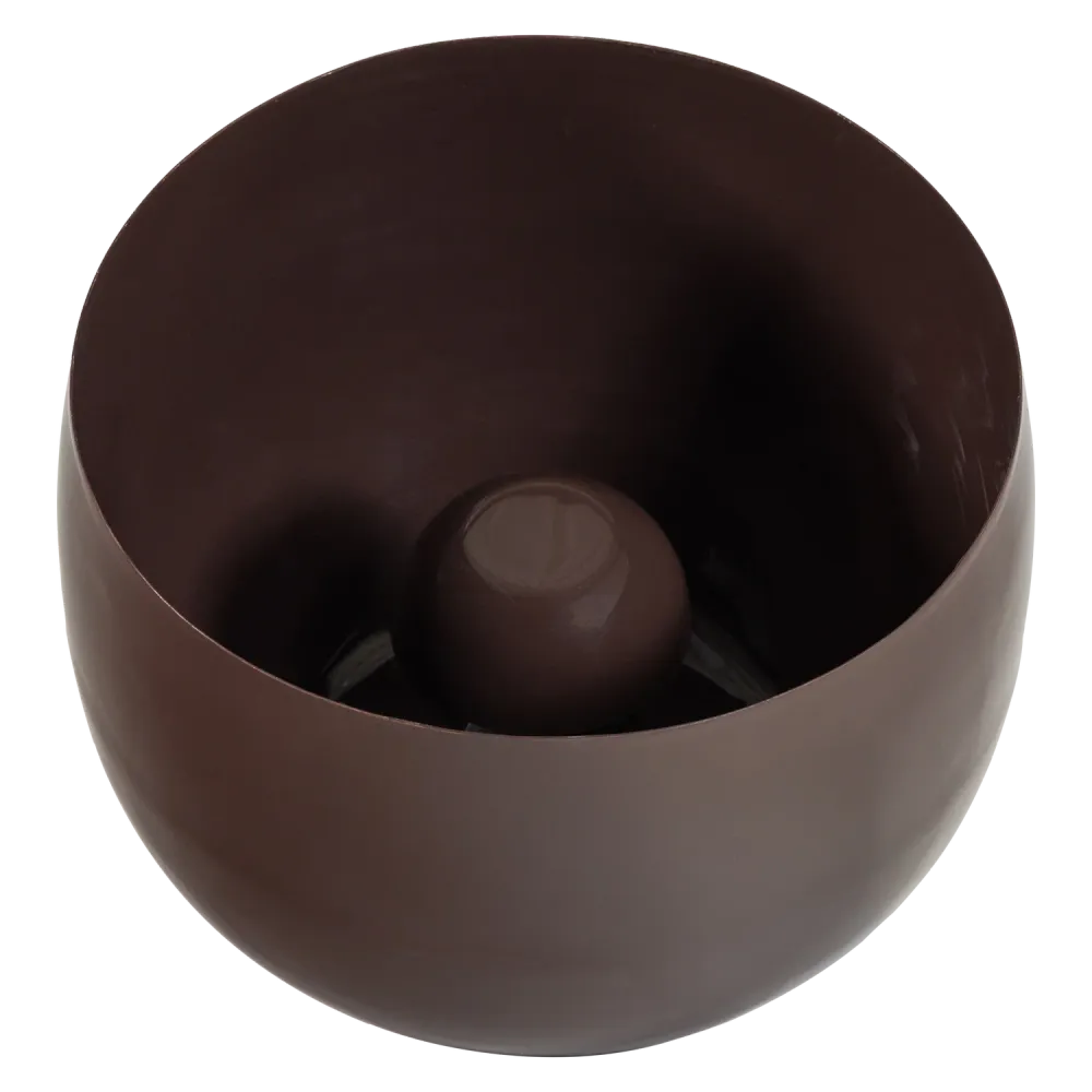 WOOOD tafellamp 34xØ35 cm Mero - Metaal - Hoogglans Bruin - 34x35x35