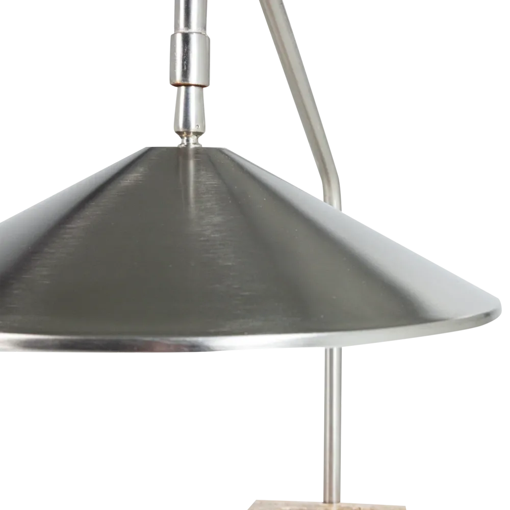 WOOOD tafellamp Korn - Metaal - Chrome - 58x56x15