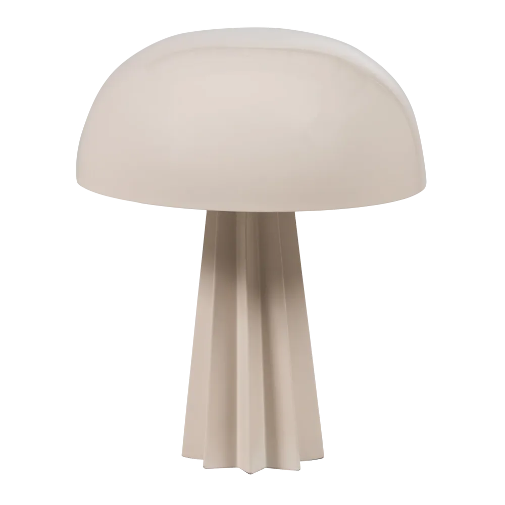WOOOD tafellamp Virel - Metaal - Hoogglans Lichtgrijs - 29x11x11