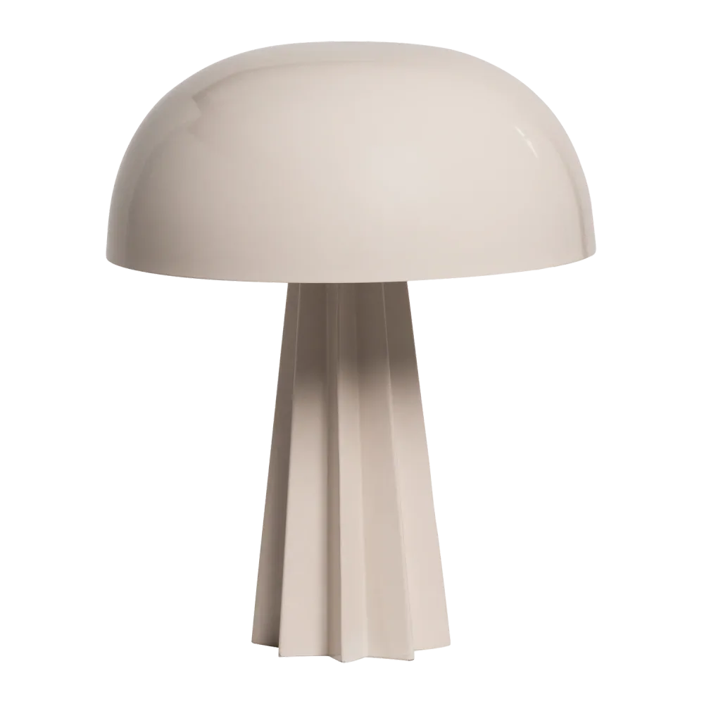 WOOOD tafellamp Virel - Metaal - Hoogglans Lichtgrijs - 29x11x11