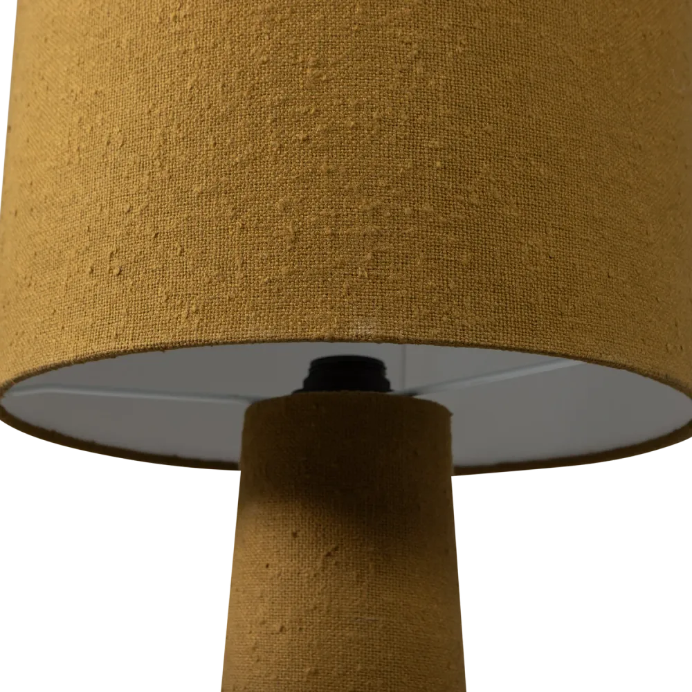 WOOOD vloerlamp xl Loft - Metaal/Bouclé - Tapenade 187xØ35 cm