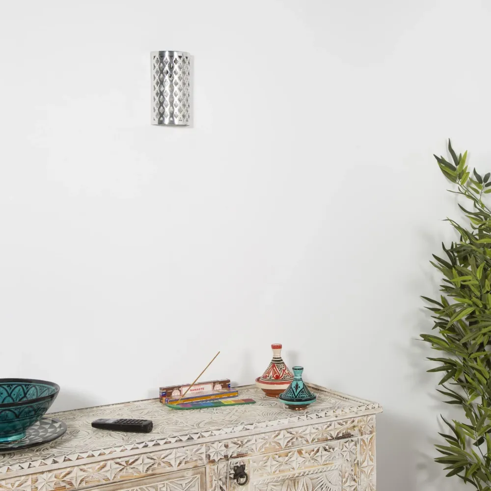 Yahra Marokkaanse aluminium wandlamp