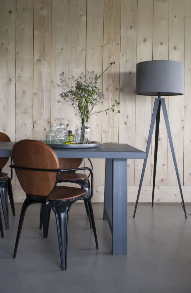 Zuiver Tripod lamp Zwart/Grijs
