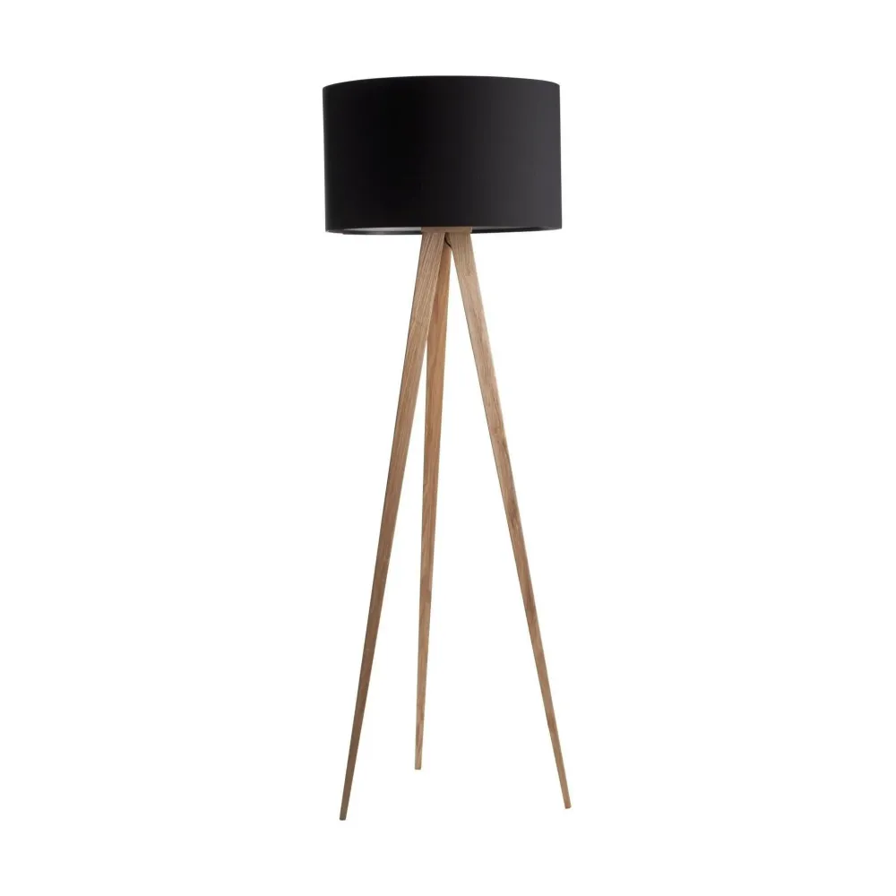 Zuiver Tripod lamp Zwart/Hout