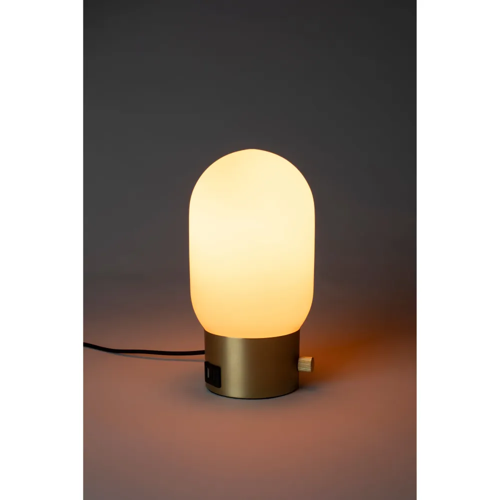 Zuiver Urban Charger Tafellamp Goud