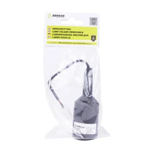 Zwarte E27 Verhuisfitting - Ideaal voor Snelle Verbouw- Verhuisverlichting