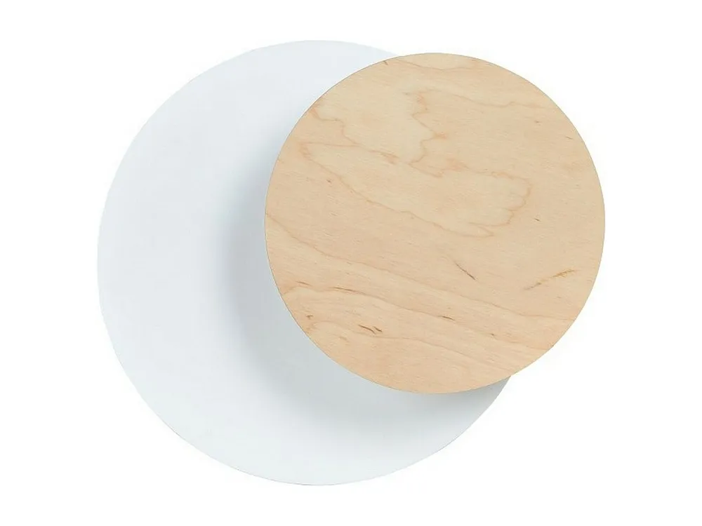 Applique Circle, Blanc, 22x20x13 cm, EPIKASA voor Binnen en Buiten