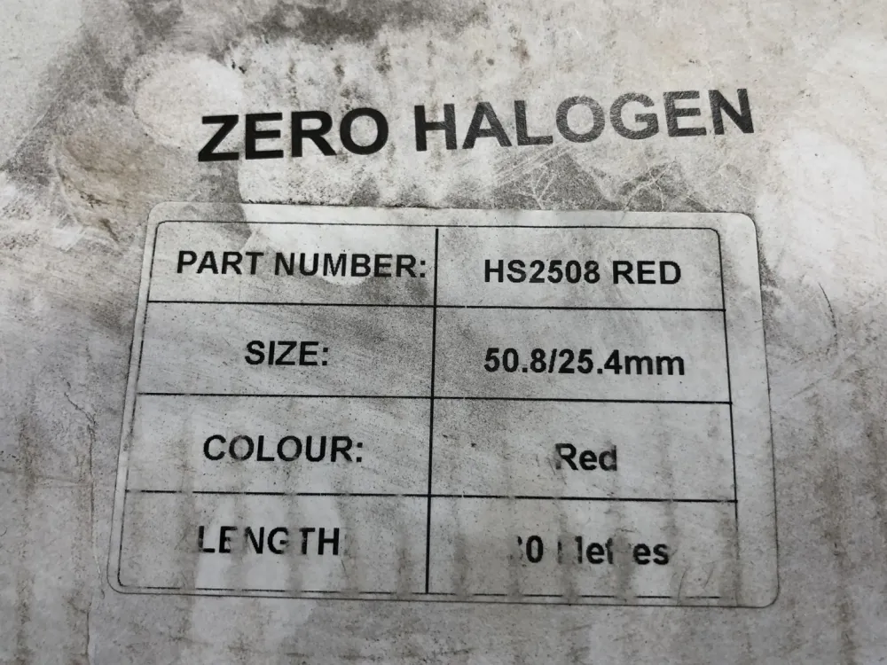 50.8mm Heat Shrink Tube 30m roll HS2508 ROOD